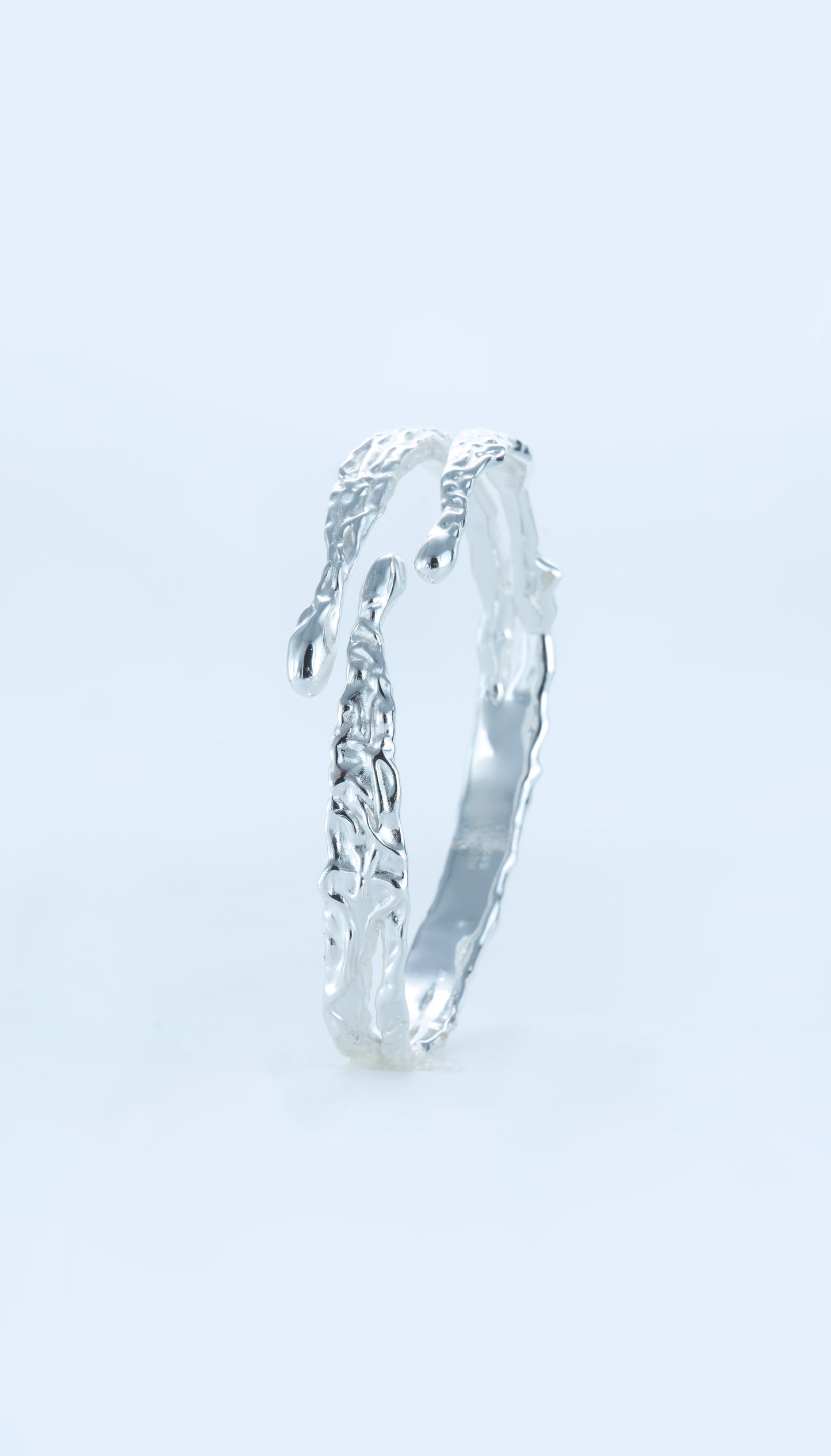 The Fluent Arc White Ethereal Tide Bracelet
