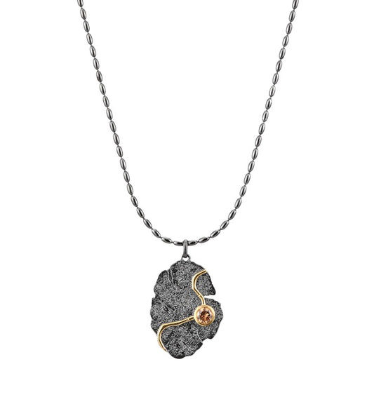Nature's Noir Black River Trace Necklace