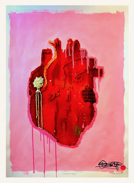 FEGA HJÄRTAN (Fine Art Print)