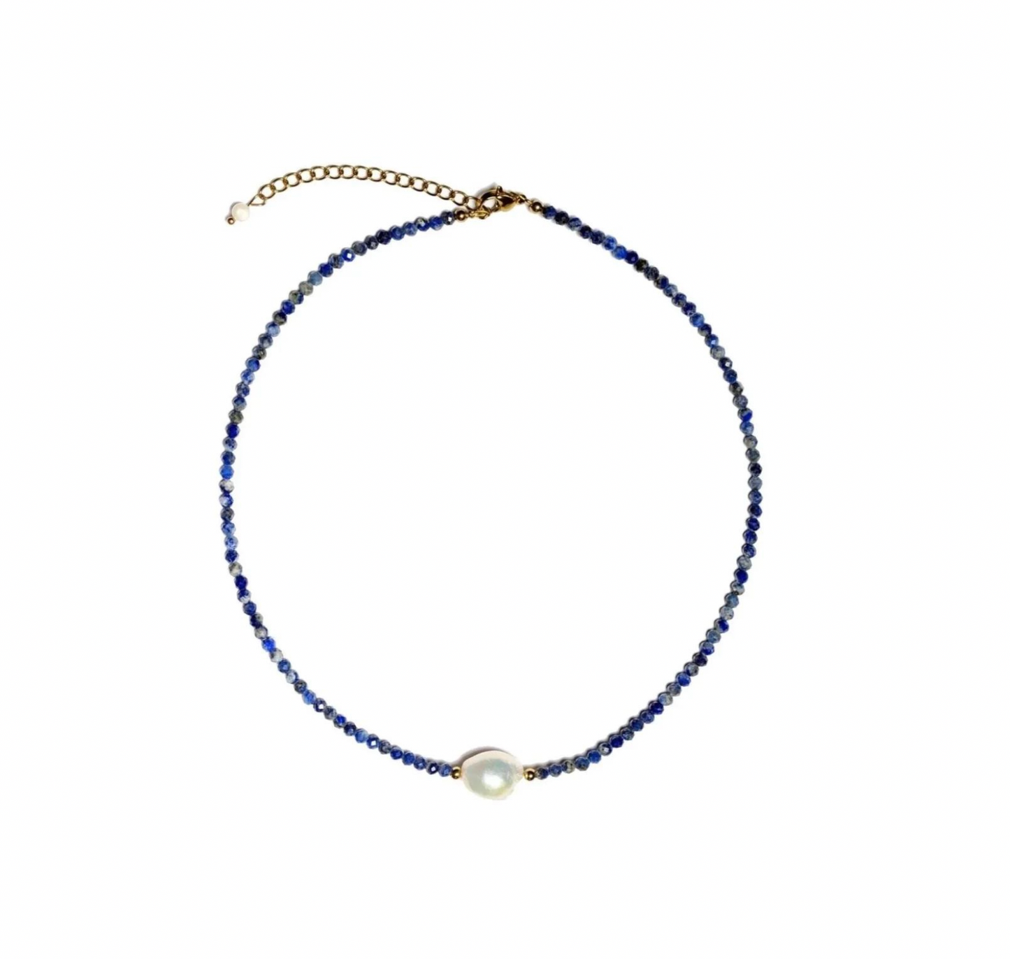 Crystal Blue Necklace