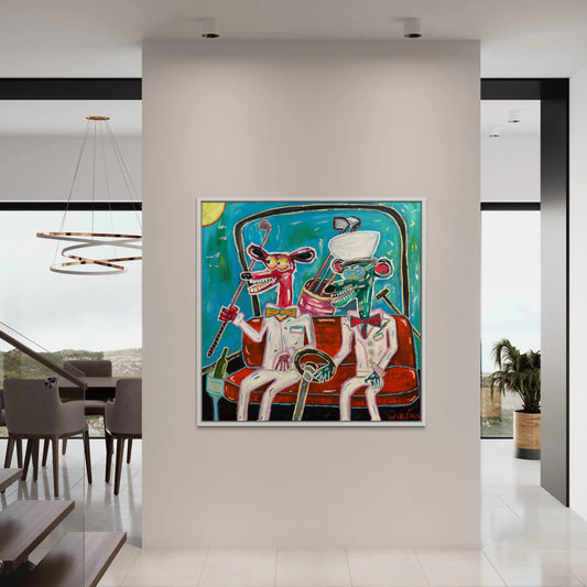 Golfers Fine Art Print