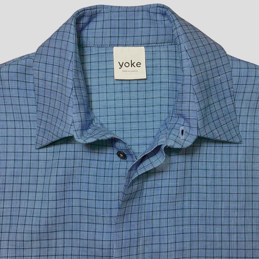 Blue Check Utility Shirt