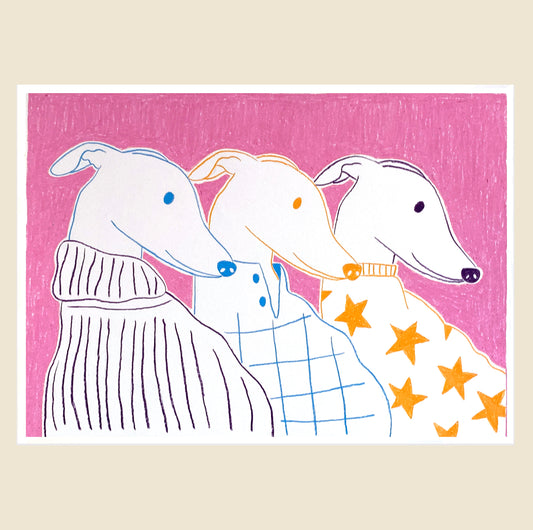 Galgos dogs tegning