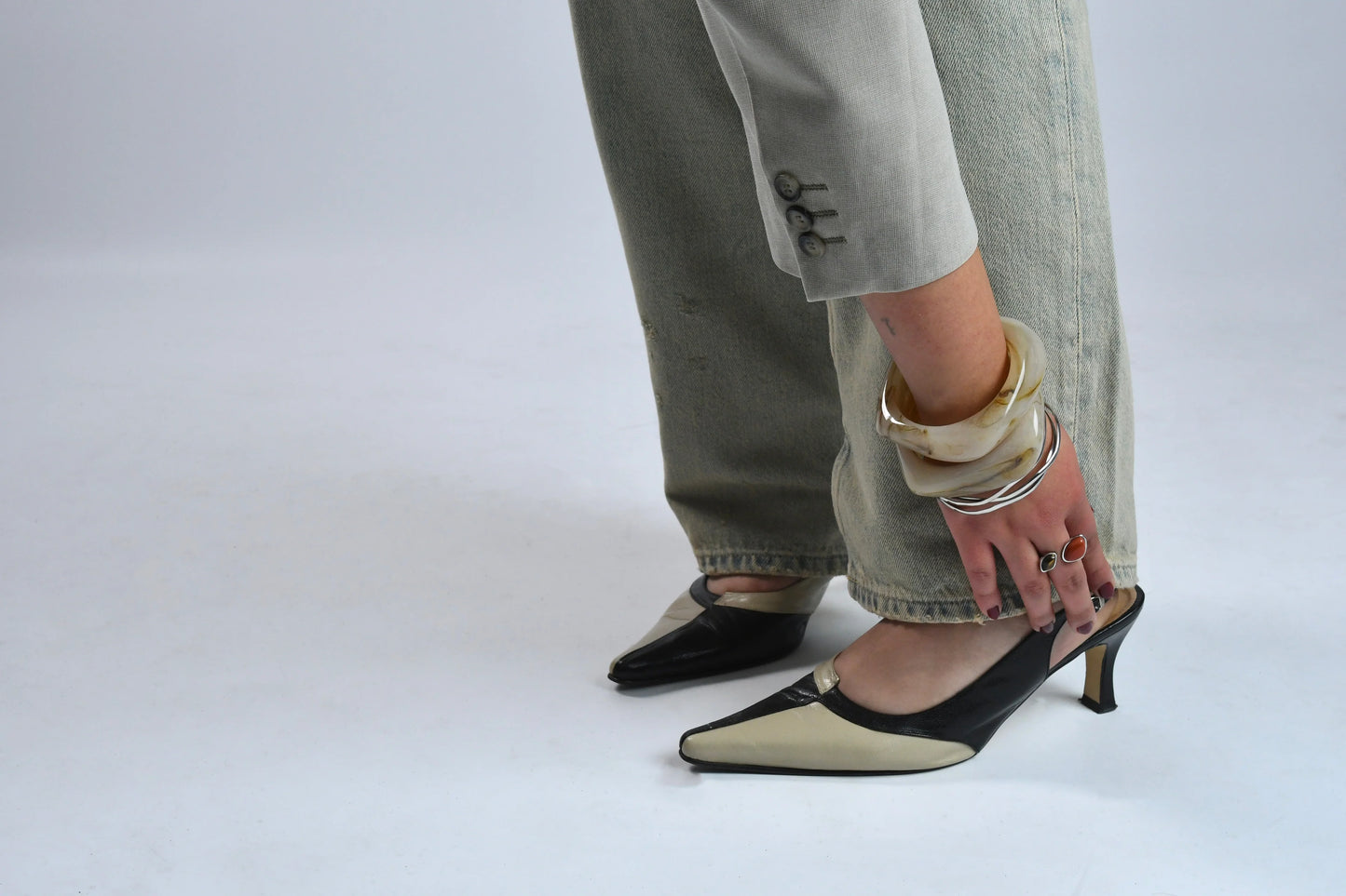 ROSEMARY - BEIGE/Brun Armbånd
