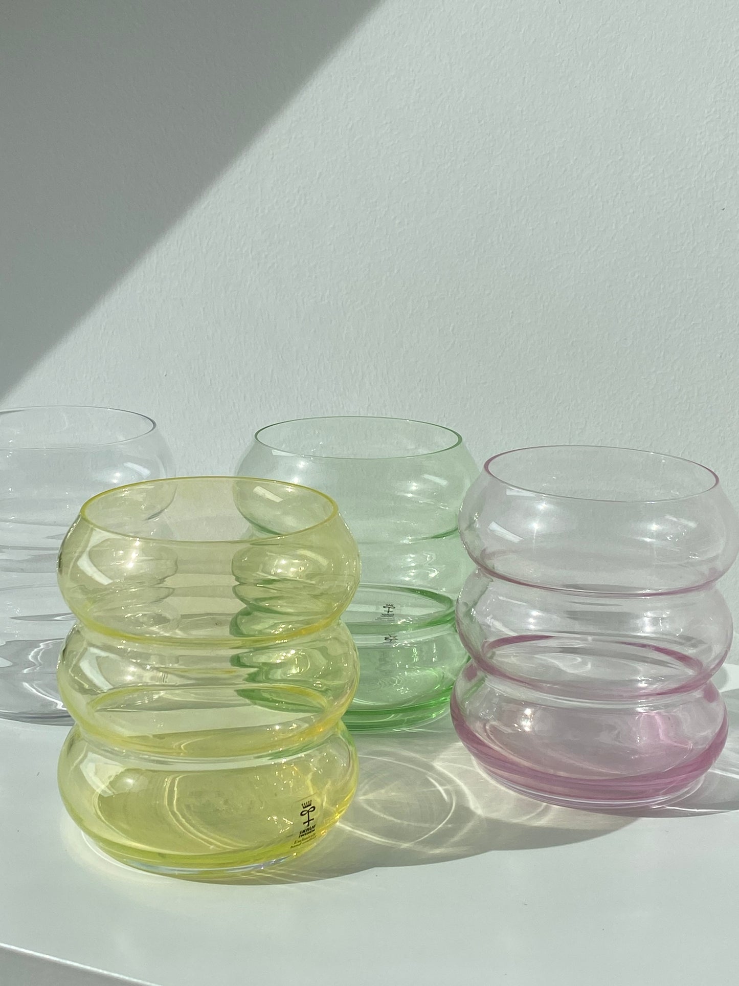 Bubbly Glass - Yellow