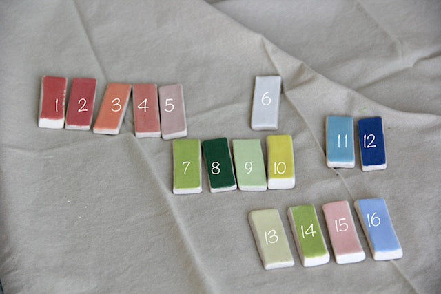 Handmade ceramic letters (Customizable)