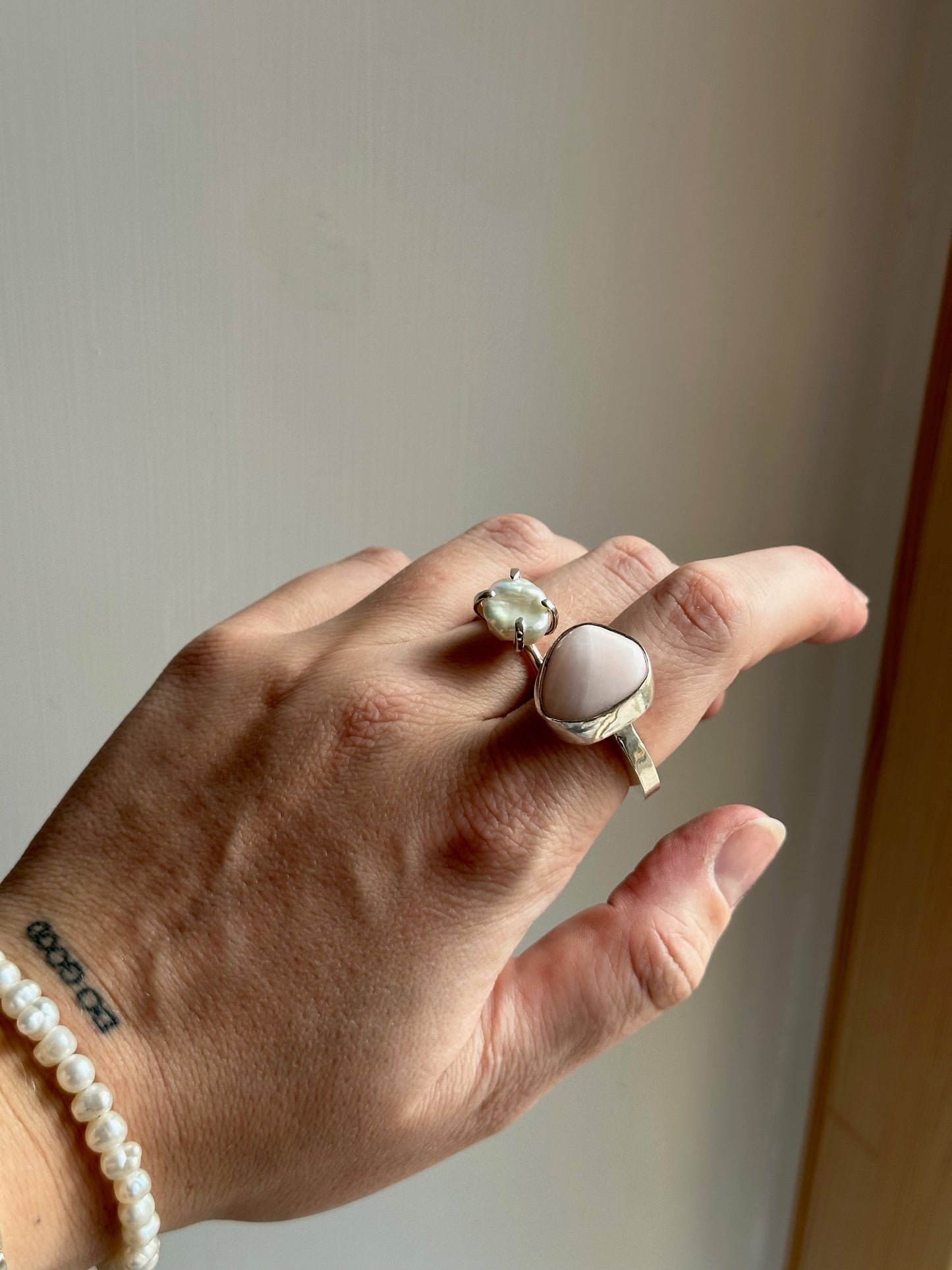 Freshwater-pearl Ring (Made to order)