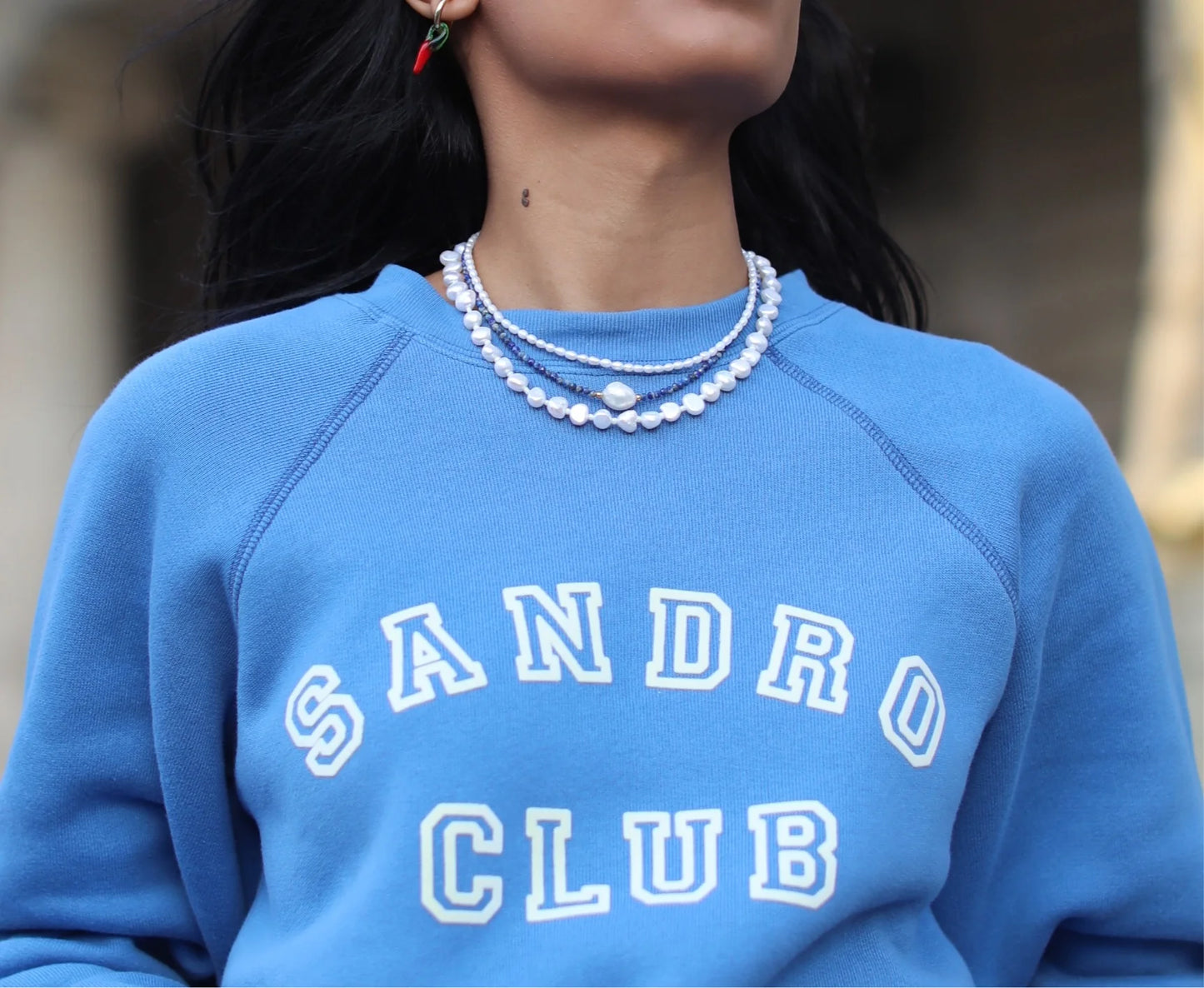 Crystal Blue Necklace