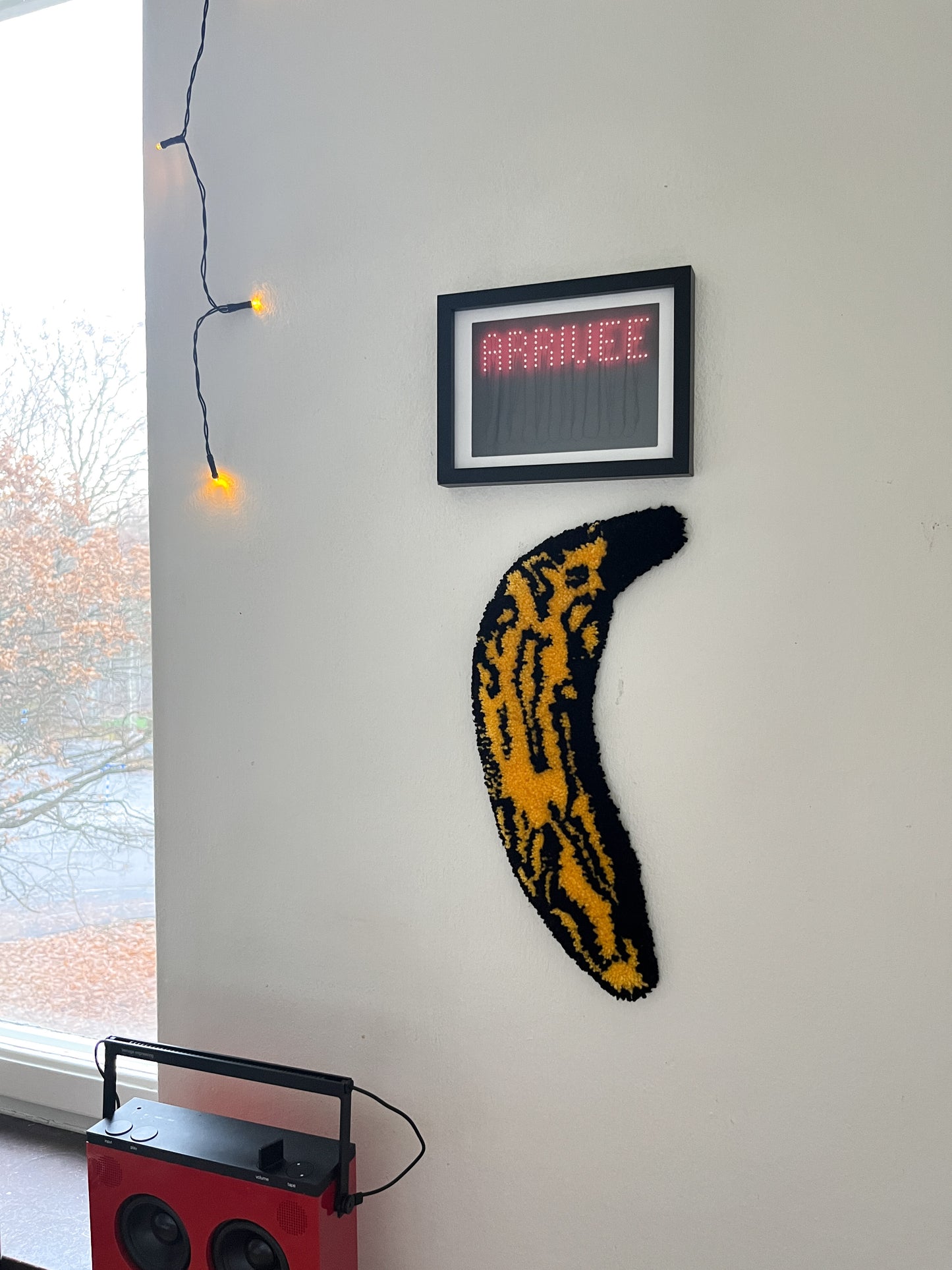 Banana Rug - Yellow