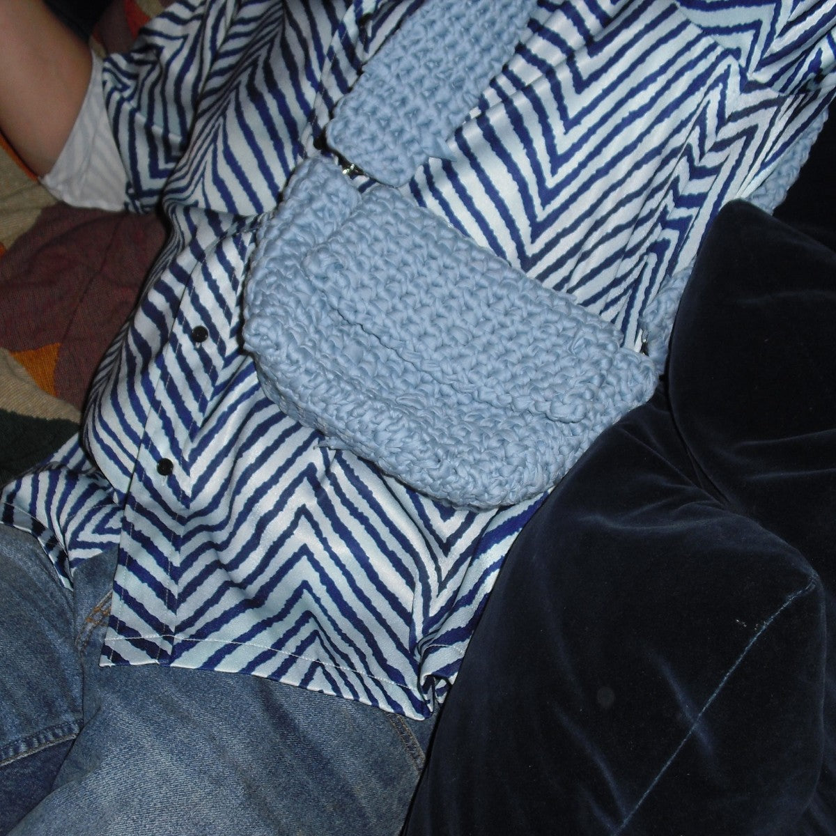 baby blue crossbody becky