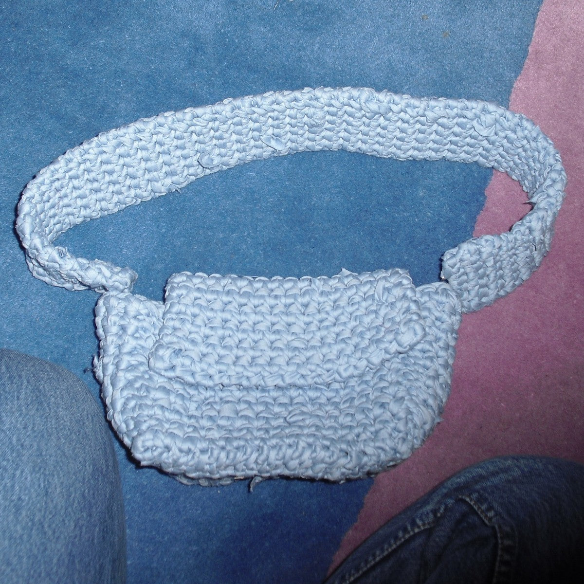 baby blue crossbody becky