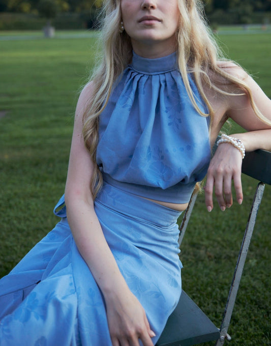 Florence set blue floral