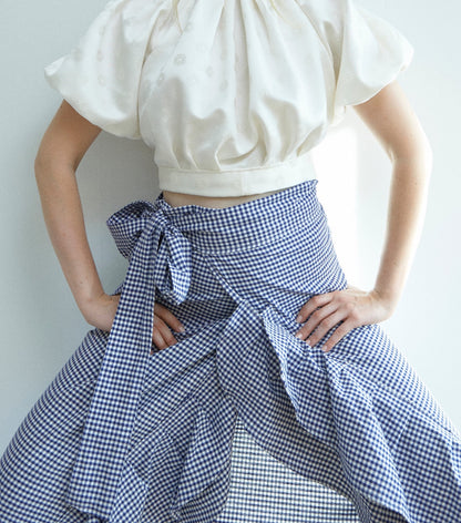 Checked Florence skirt