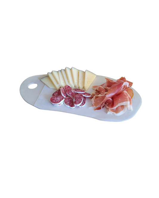 Handmade Cheese Board - white
