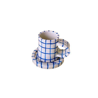 Coffee Set Rut Blue