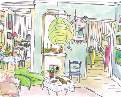 Malins Livingroom Print