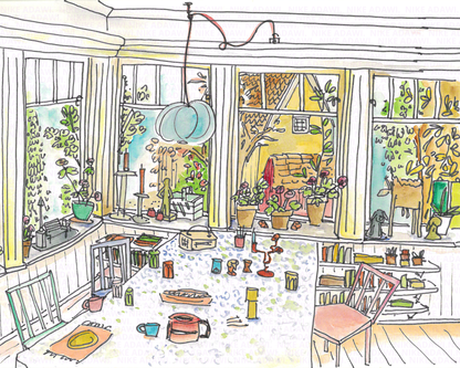 Malins Porch Print