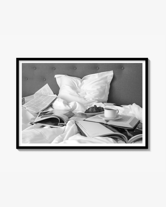 Breakfast in bed Print