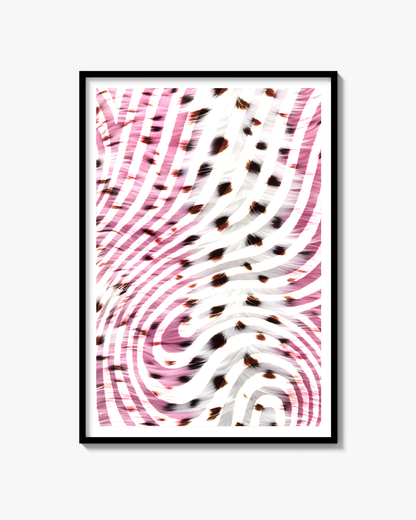 Rosa mønstre Print
