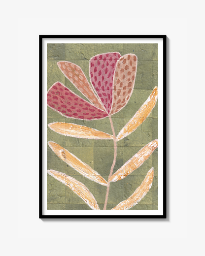 "Tall Garden Flower" - Poster