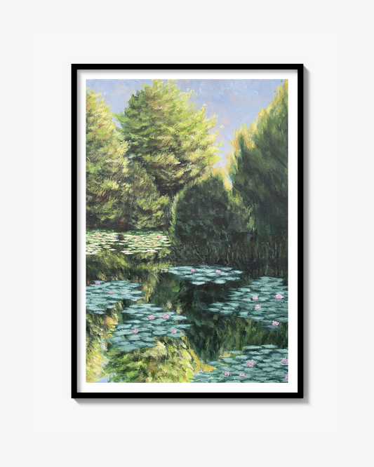 Lily Pad Pond - Poster