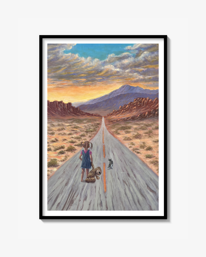”En väg av drömmar” Poster 30x40cm