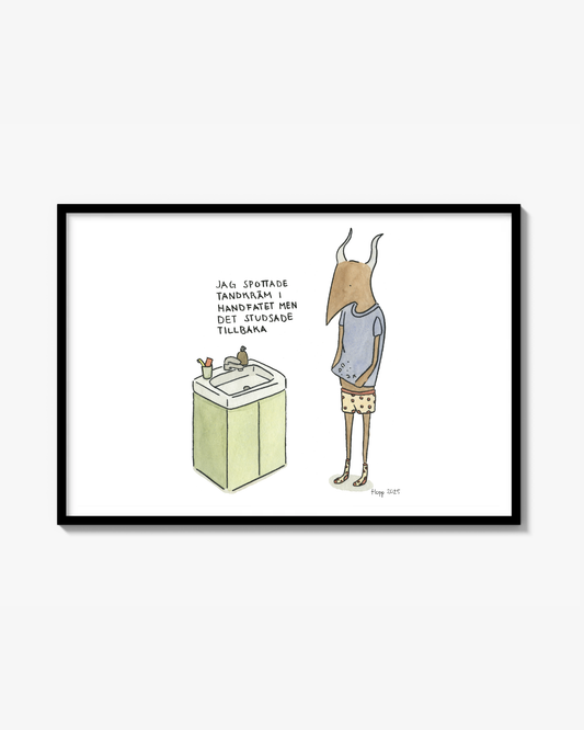 Tandkrämsfläckar - Poster