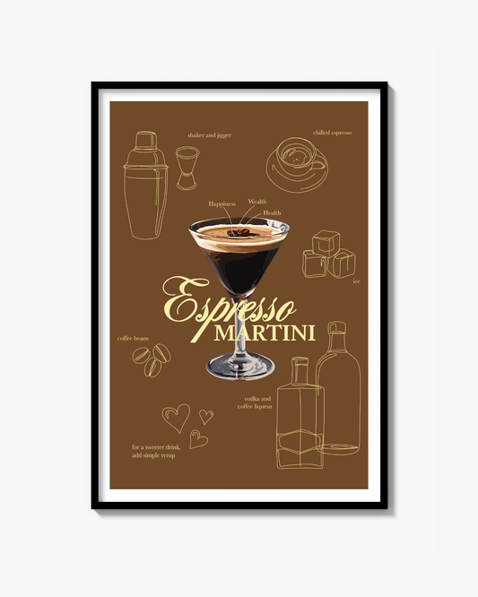 Espresso Martini Fine Art Print
