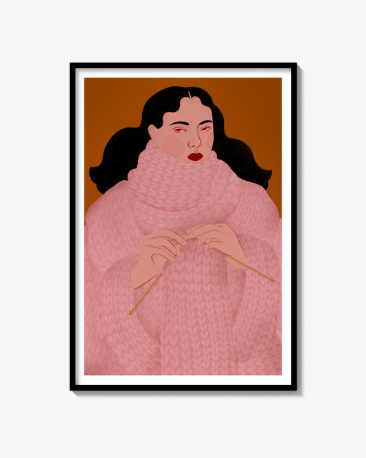 The Knitter Poster