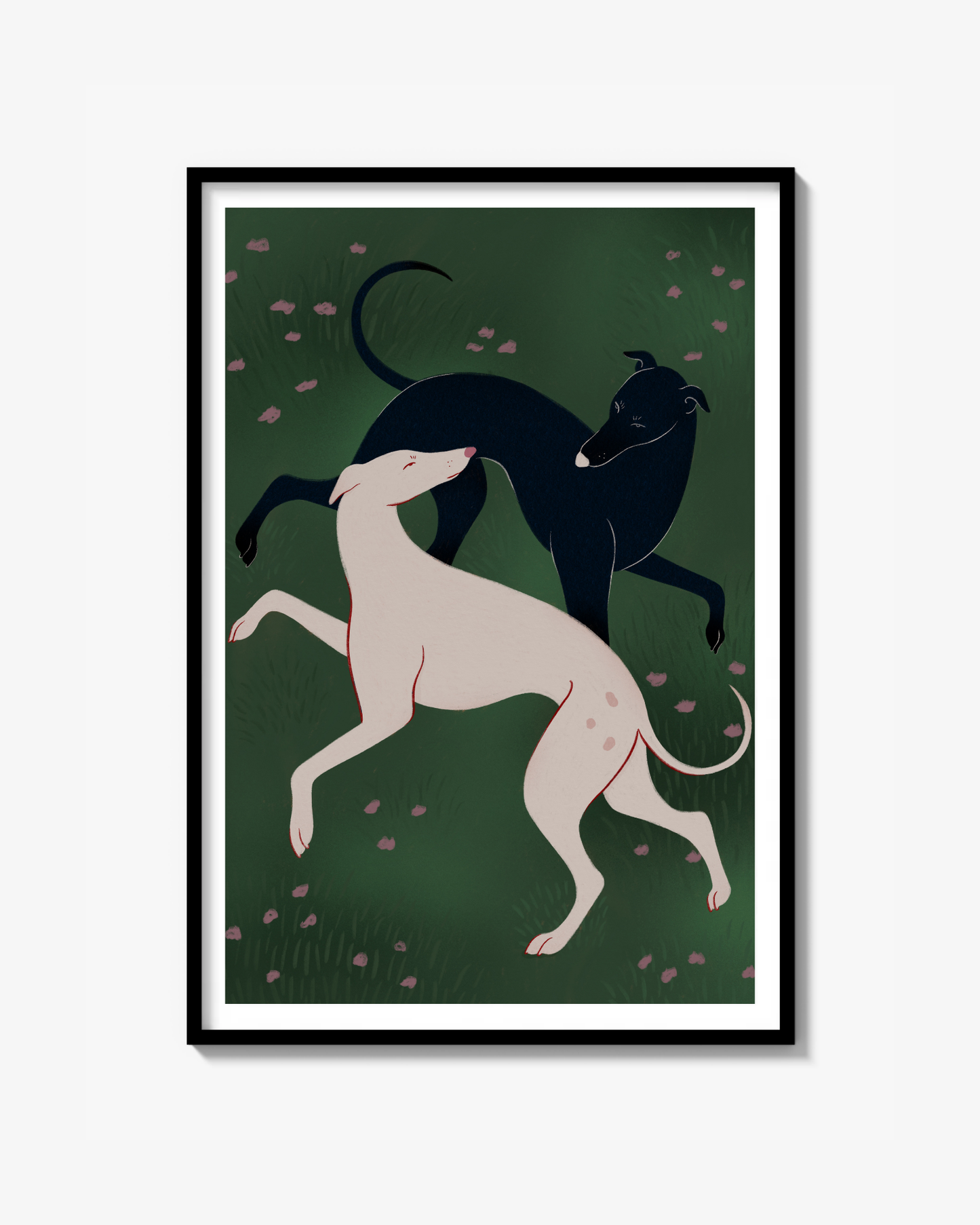 Playing Greyhounds Poster