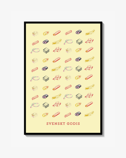 Svenskt Godis - Poster