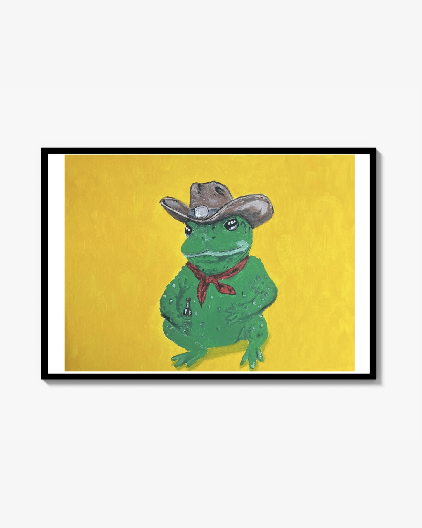 Little cowboy toad Poster