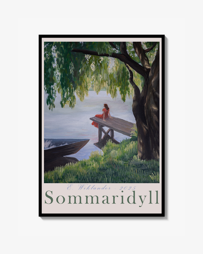 Sommaridyll - poster with text