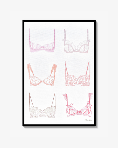 Sunset Lace Poster - 50x70cm