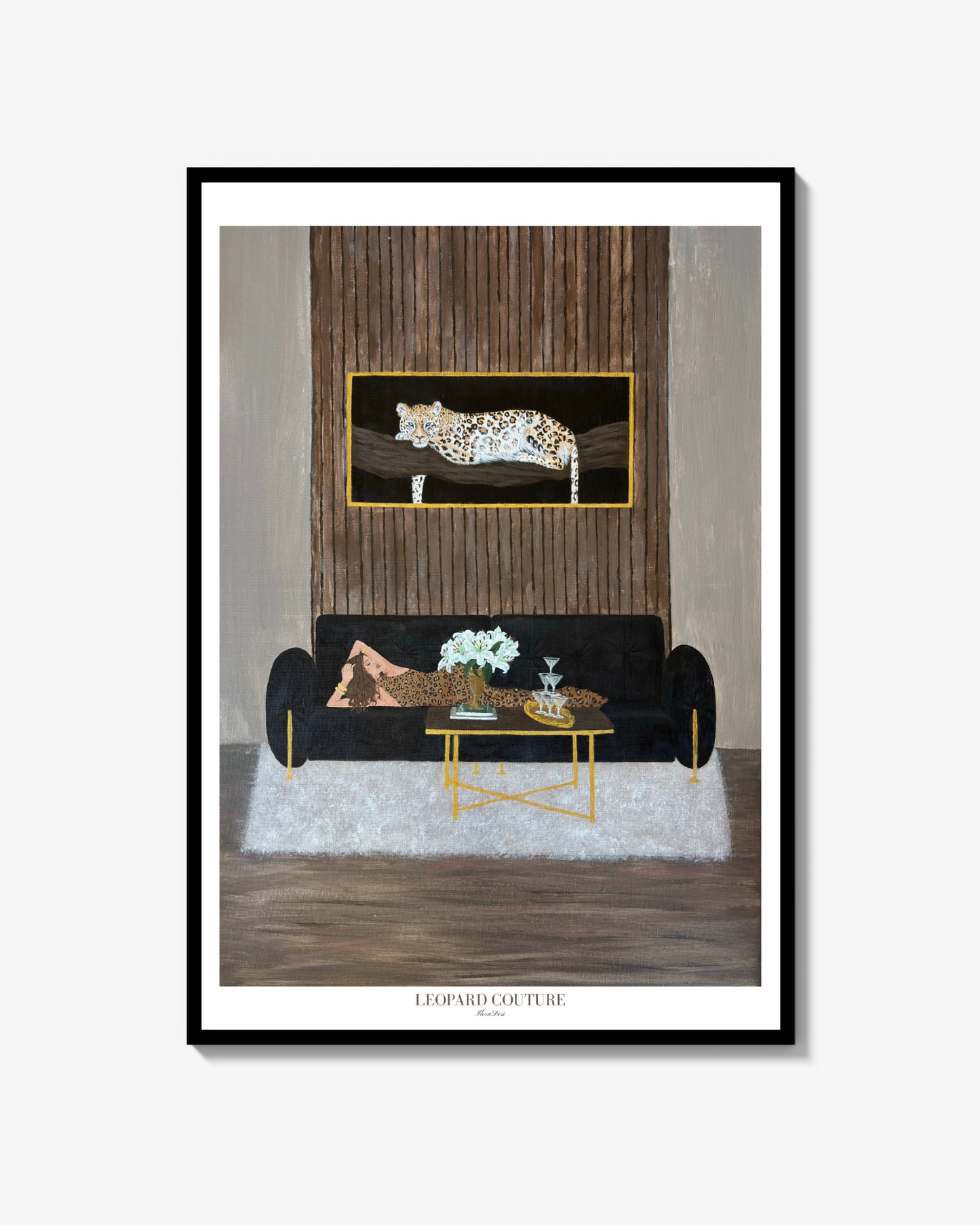 Leopard Couture Poster