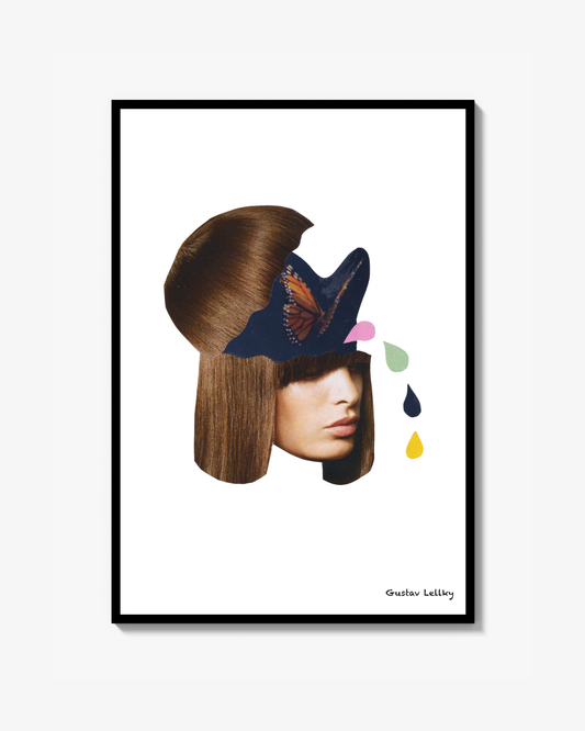 PEEING BUTTERFLY Poster