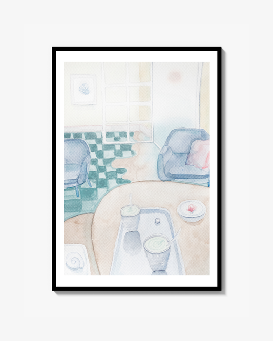 Sea shell cappuccino - Poster