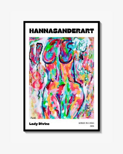 Lady Divine Fine Art Print