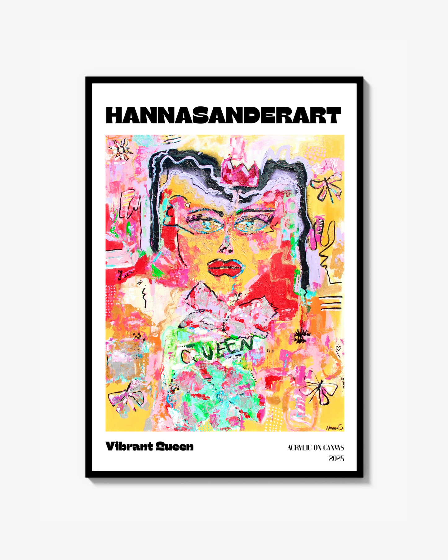 Vibrant Queen Fine Art Print