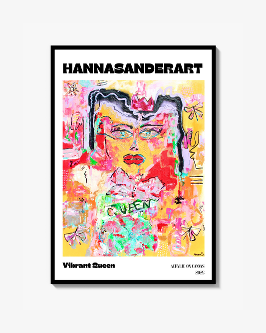 Vibrant Queen Fine Art Print