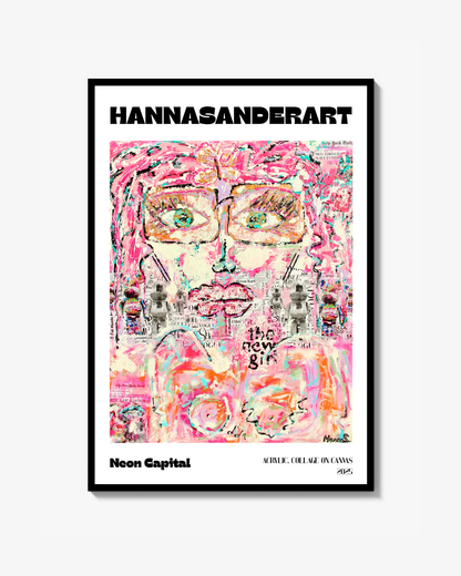 Neon Capital Fine Art Print