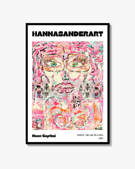 Neon Capital Fine Art Print