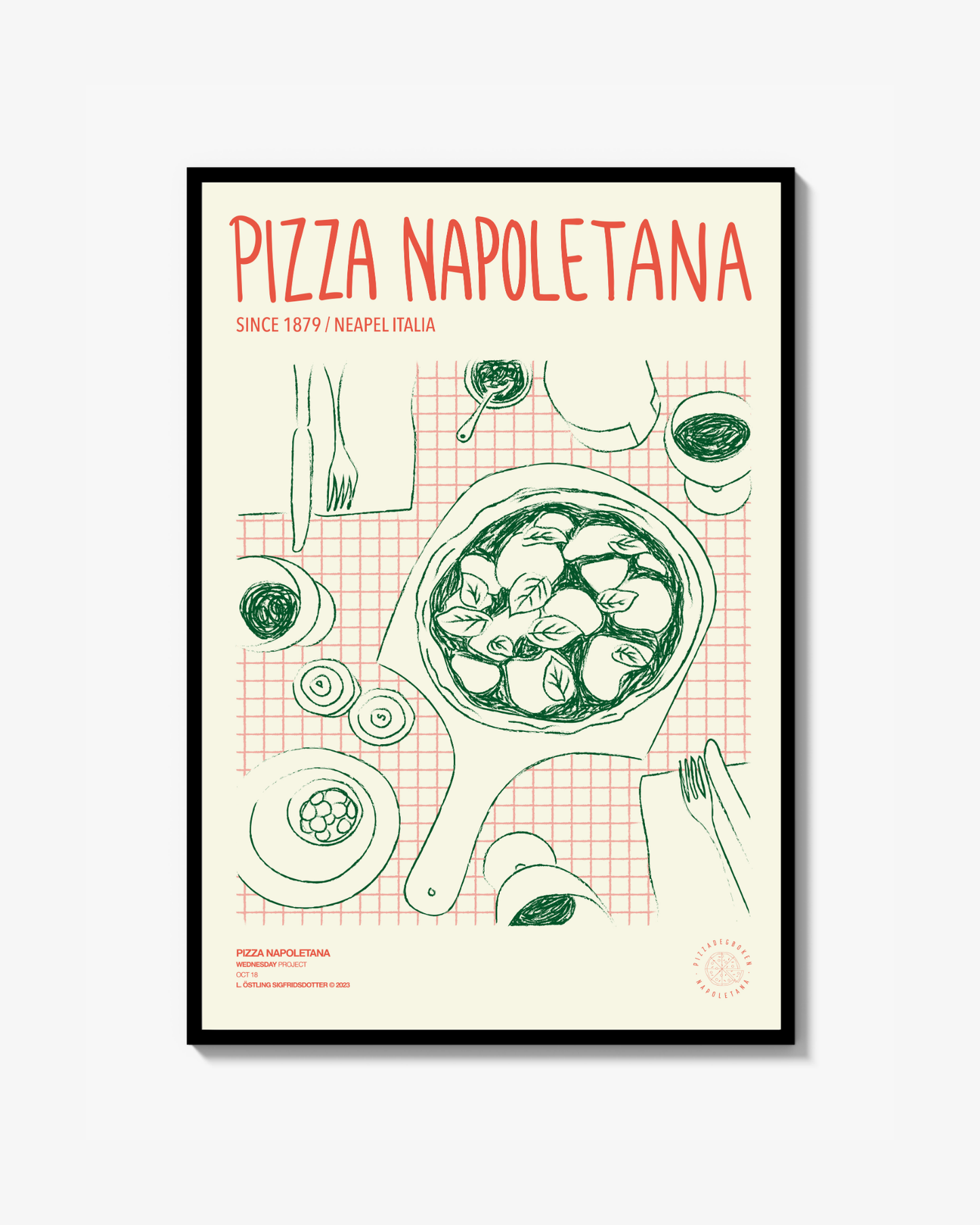 PIZZA NAPOLETANA - POSTER