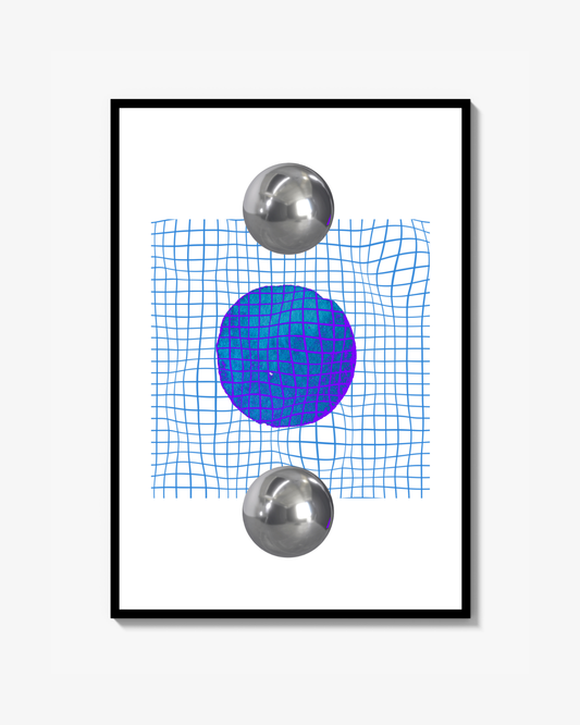 Bubbles Fin Print