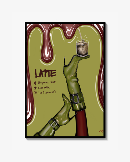 Pistachio Latte Recipe (Poster)