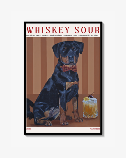WHISKEY SOUR x ROTTWEILER Poster