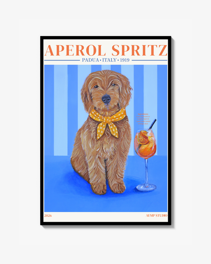 APEROL SPRITZ x GOLDEN DOODLE Poster