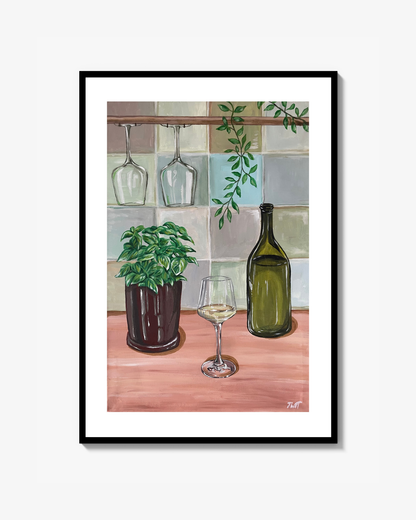 White Wine - Poster