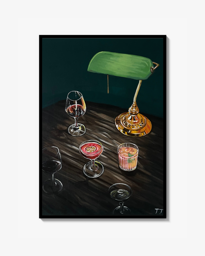 Evening Drinks - Poster