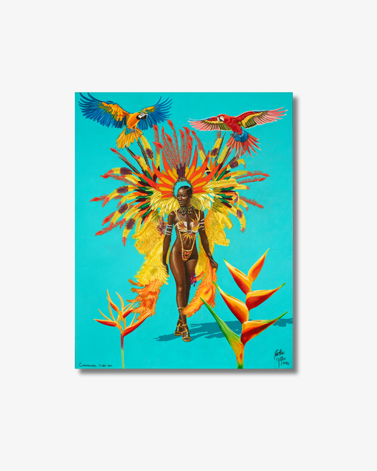 Carnaval tudo dia. Original painting